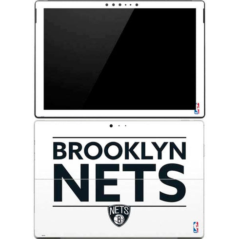 NBA Brooklyn Nets Standard - White Surface Pro 4 Skin